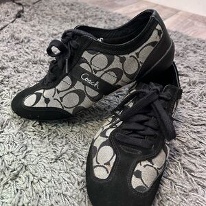 Vintage Coach Black and Gray Sneakers